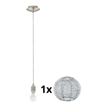 Eglo - LED Żyrandol na lince MY CHOICE 1xE14/4W/230V matowy chrom