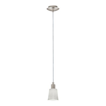 Eglo - LED Żyrandol na lince MY CHOICE 1xE14/4W/230V  matowy chrom/kremowy