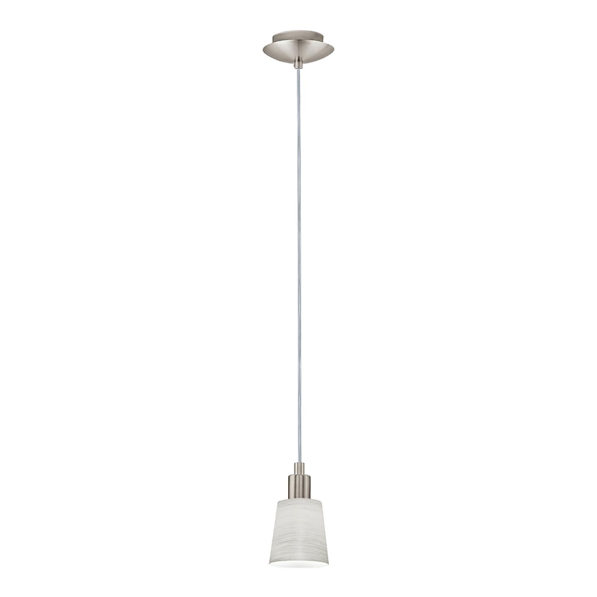Eglo - LED Żyrandol na lince MY CHOICE 1xE14/4W/230V  matowy chrom/kremowy