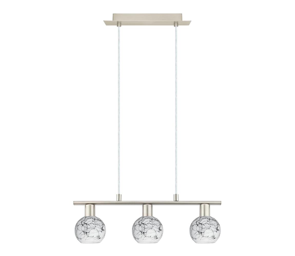 Eglo - LED Żyrandol na lince MY CHOICE 3xE14/4W/230V chrom/biały/czarny