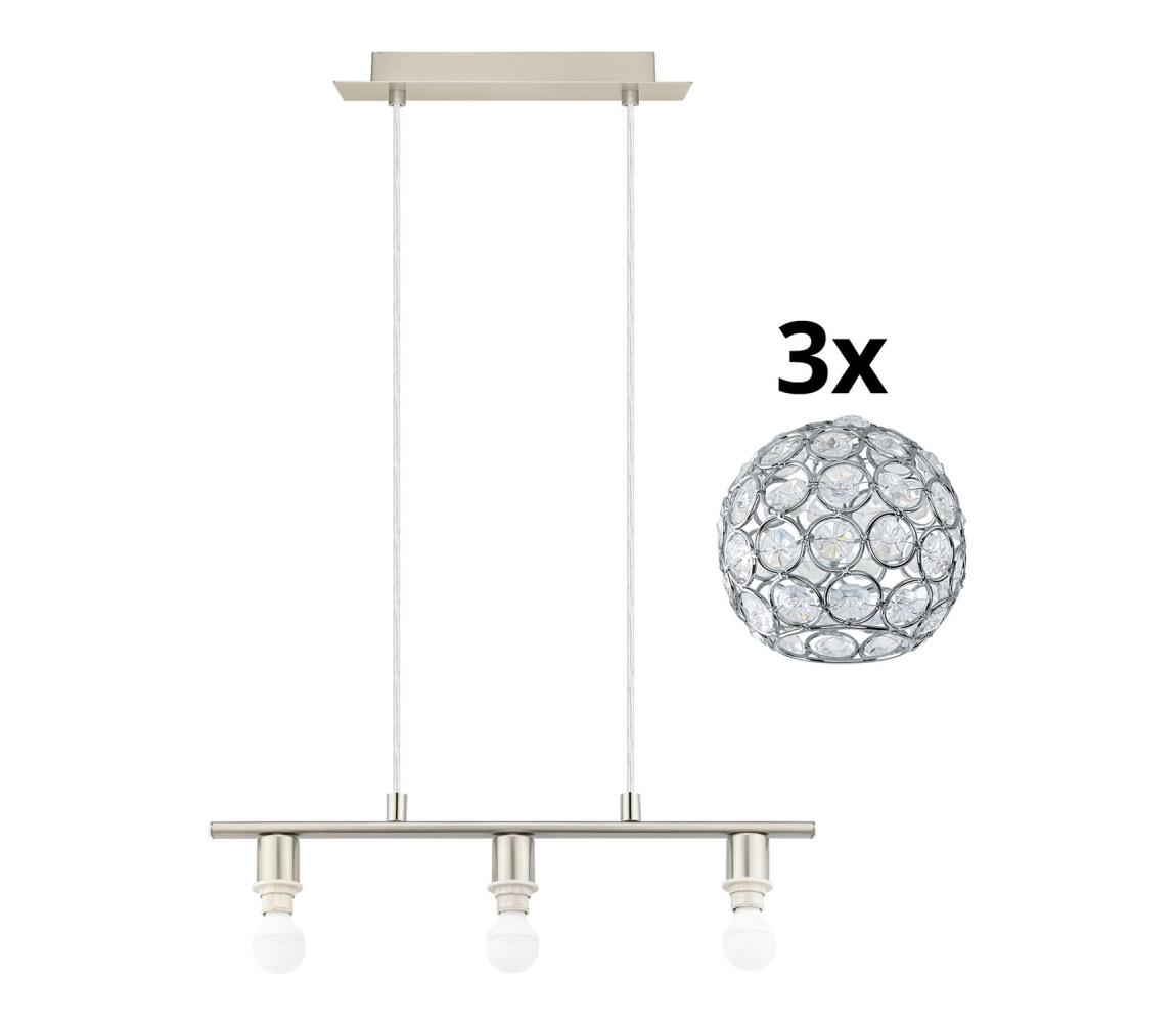 Eglo - LED Żyrandol na lince MY CHOICE 3xE14/4W/230V chrom