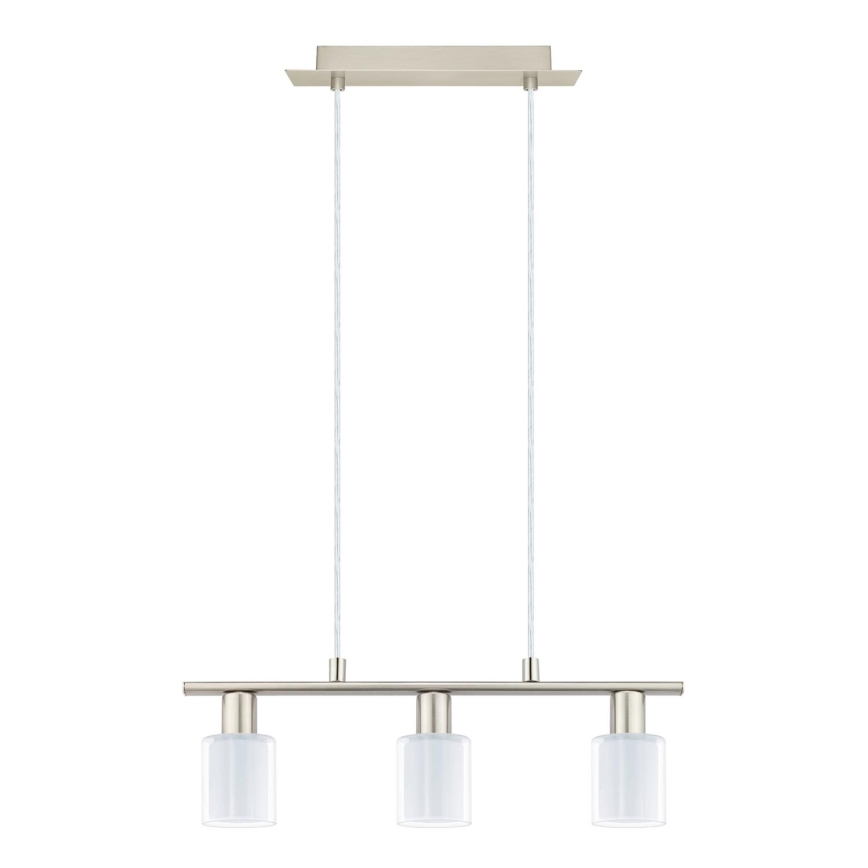 Eglo - LED Żyrandol na lince MY CHOICE 3xE14/4W/230V matowy chrom/biały