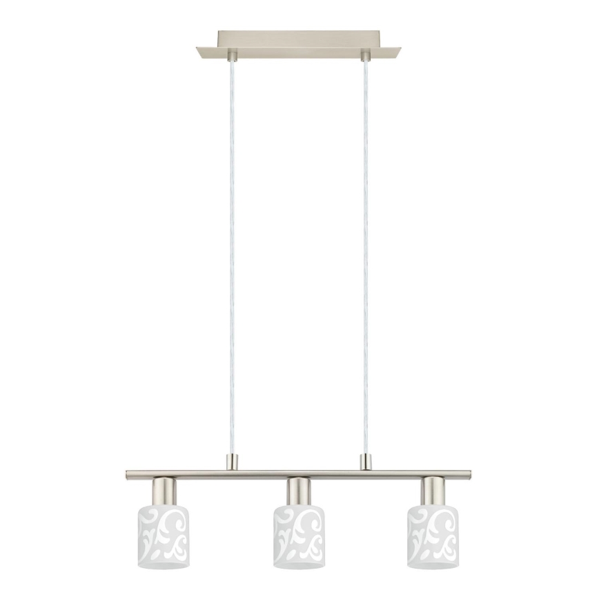 Eglo - LED Żyrandol na lince MY CHOICE 3xE14/4W/230V matowy chrom/biały