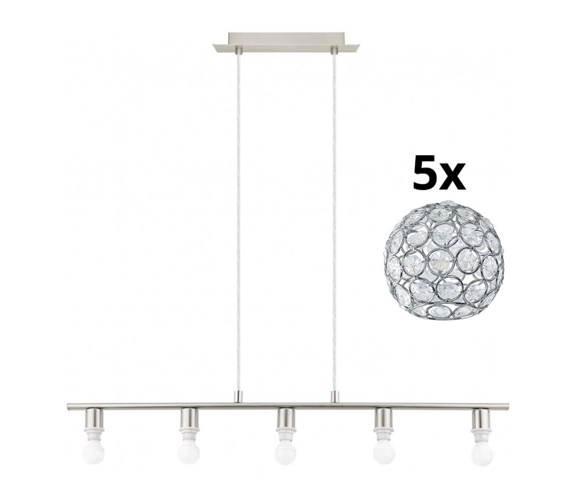 Eglo - LED Żyrandol na lince MY CHOICE 5xE14/4W/230V chrom