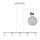 Eglo - LED Żyrandol na lince MY CHOICE 5xE14/4W/230V matowy chrom