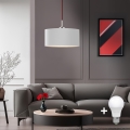 Eglo - LED Żyrandol na lince TUNJA 1xE27/60W/230V biały