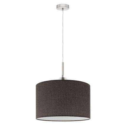 Eglo - LED Żyrandol na lince TUNJA 1xE27/60W/230V brązowy