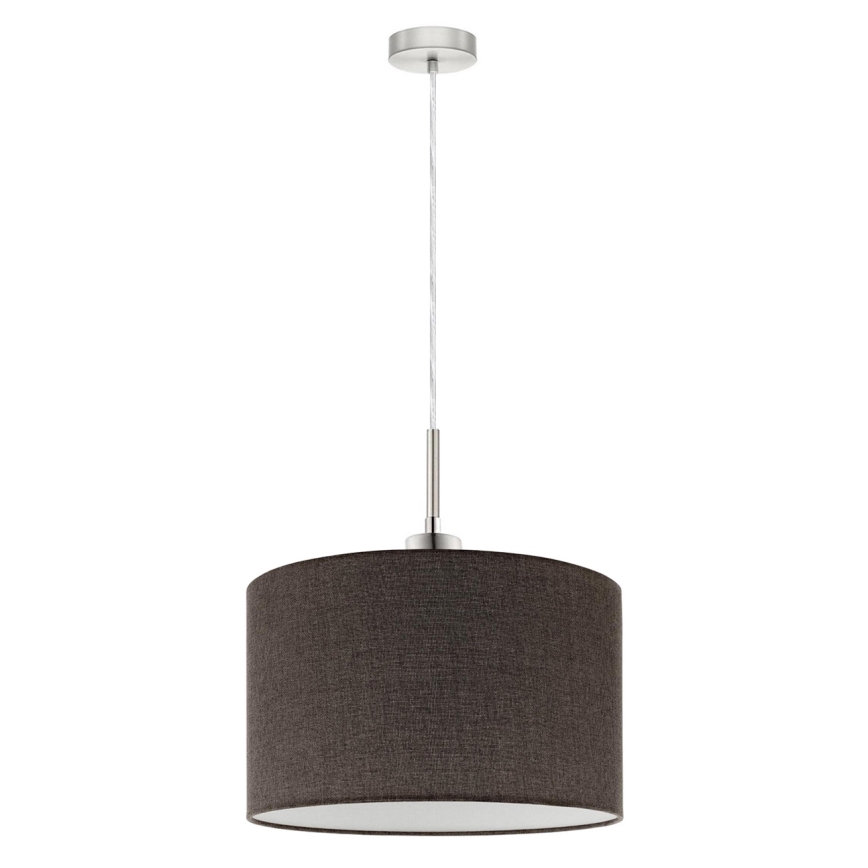 Eglo - LED Żyrandol na lince TUNJA 1xE27/60W/230V brązowy
