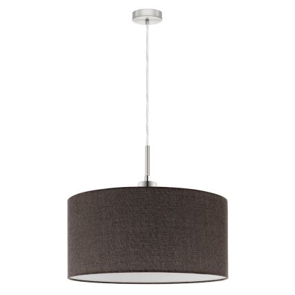 Eglo - LED Żyrandol na lince TUNJA 1xE27/60W/230V brązowy