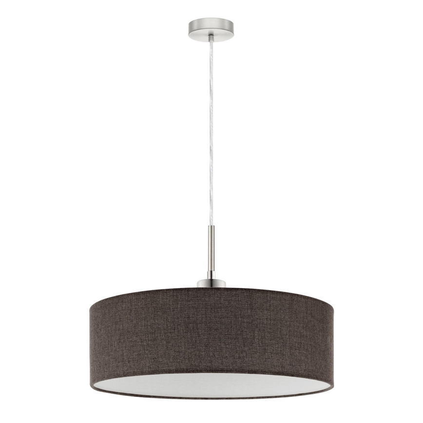 Eglo - LED Żyrandol na lince TUNJA 1xE27/60W/230V brązowy