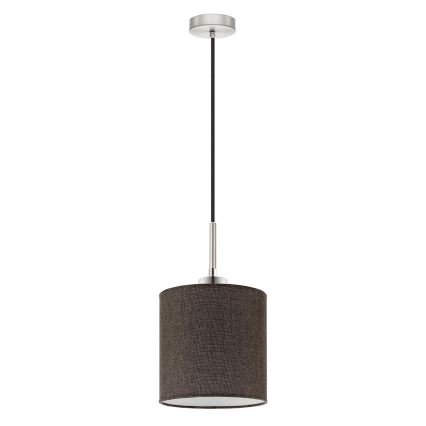 Eglo - LED Żyrandol na lince TUNJA 1xE27/60W/230V brązowy