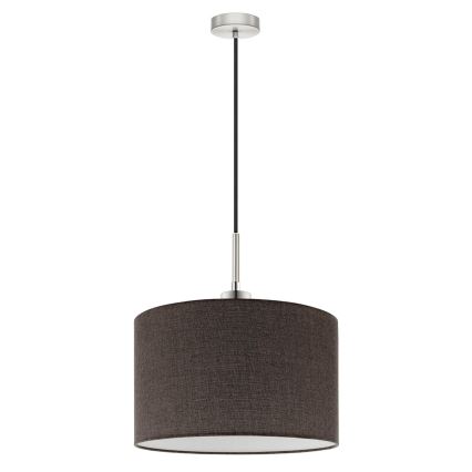 Eglo - LED Żyrandol na lince TUNJA 1xE27/60W/230V brązowy
