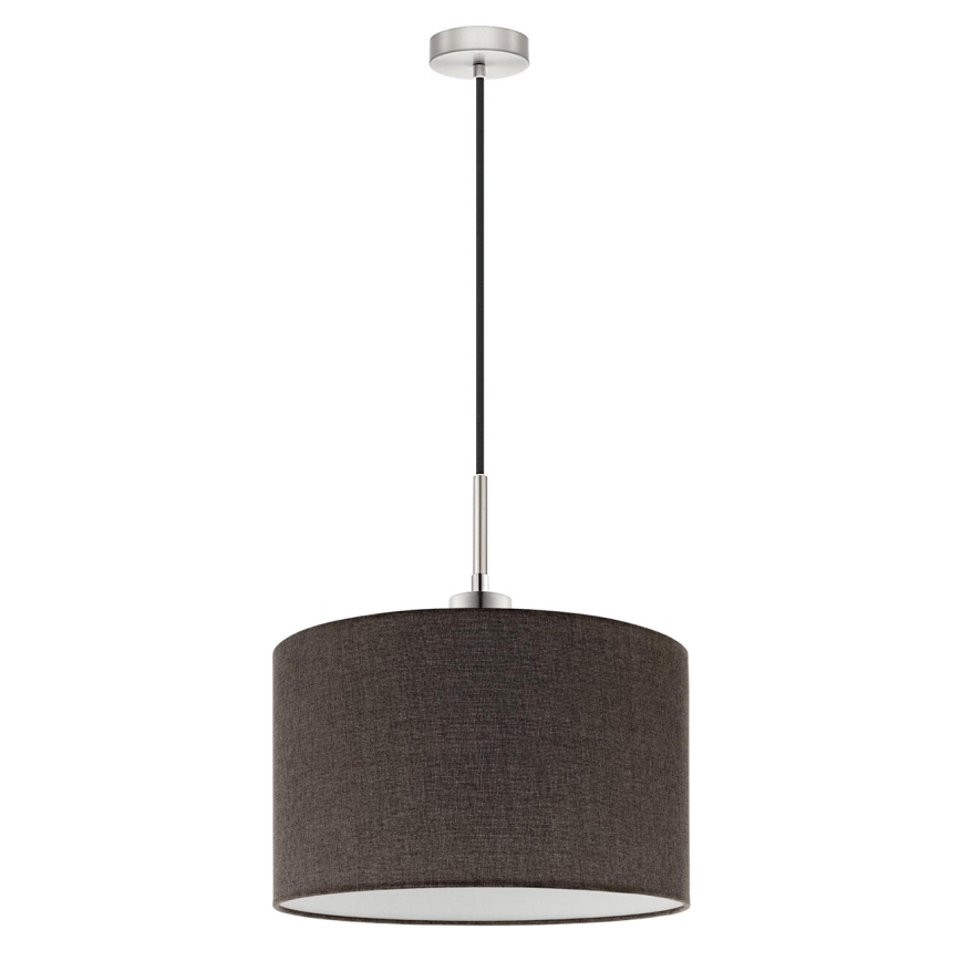 Eglo - LED Żyrandol na lince TUNJA 1xE27/60W/230V brązowy
