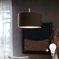 Eglo - LED Żyrandol na lince TUNJA 1xE27/60W/230V brązowy
