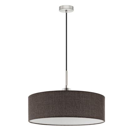 Eglo - LED Żyrandol na lince TUNJA 1xE27/60W/230V brązowy