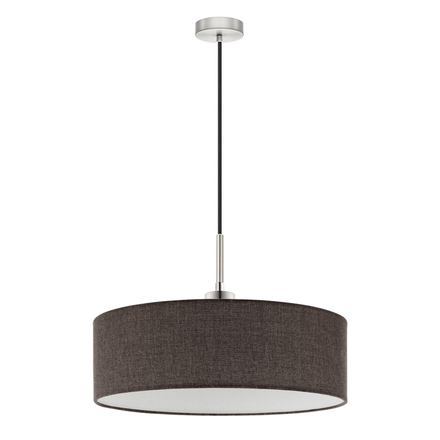 Eglo - LED Żyrandol na lince TUNJA 1xE27/60W/230V brązowy