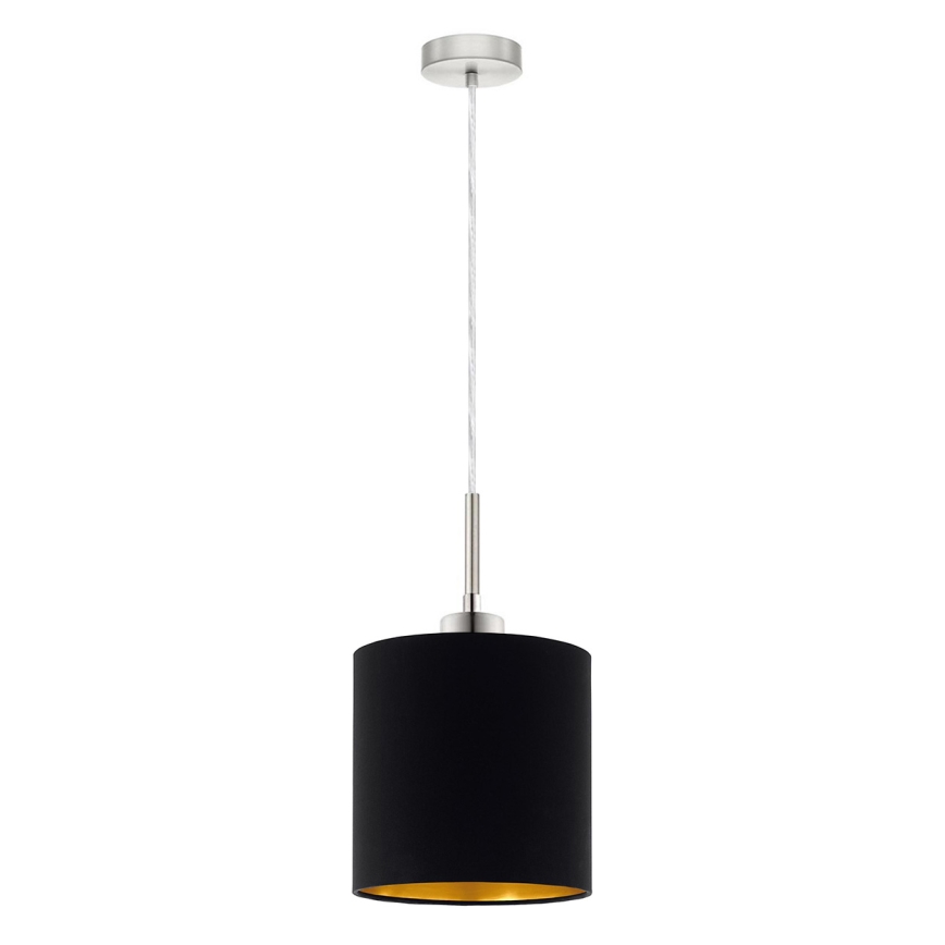 Eglo - LED Żyrandol na lince TUNJA 1xE27/60W/230V czarny