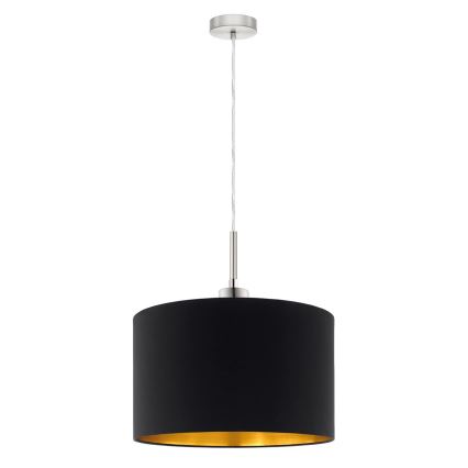 Eglo - LED Żyrandol na lince TUNJA 1xE27/60W/230V czarny