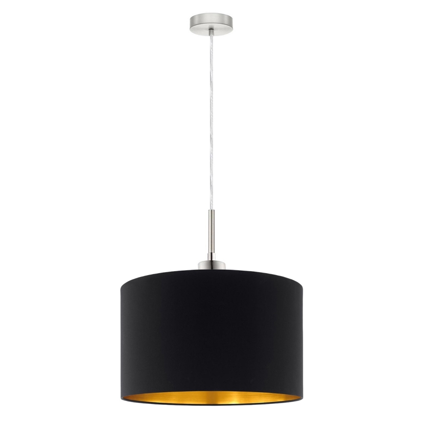 Eglo - LED Żyrandol na lince TUNJA 1xE27/60W/230V czarny
