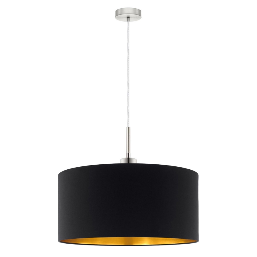 Eglo - LED Żyrandol na lince TUNJA 1xE27/60W/230V czarny