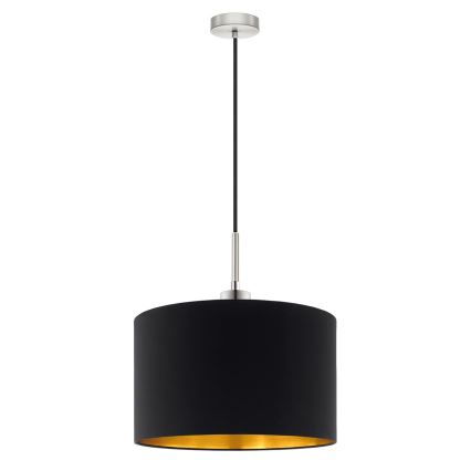 Eglo - LED Żyrandol na lince TUNJA 1xE27/60W/230V czarny
