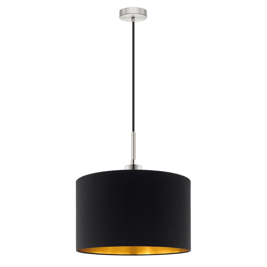Eglo - LED Żyrandol na lince TUNJA 1xE27/60W/230V czarny