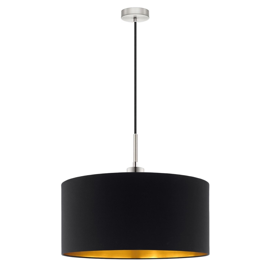 Eglo - LED Żyrandol na lince TUNJA 1xE27/60W/230V czarny