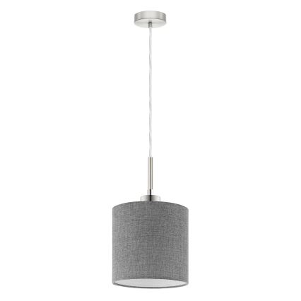Eglo - LED Żyrandol na lince TUNJA 1xE27/60W/230V szary