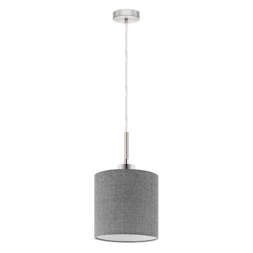 Eglo - LED Żyrandol na lince TUNJA 1xE27/60W/230V szary