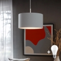 Eglo - LED Żyrandol na lince TUNJA 1xE27/60W/230V szary