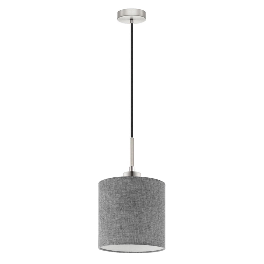 Eglo - LED Żyrandol na lince TUNJA 1xE27/60W/230V szary