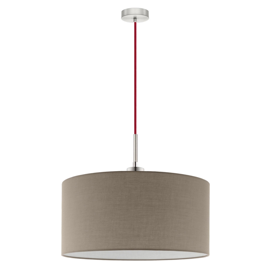 Eglo - LED Żyrandol na lince TUNJA 1xE27/60W/230V taupe