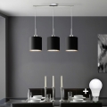 Eglo - LED  Żyrandol na lince TUNJA 3xE27/60W/230V czarny