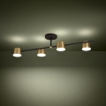 Eglo - LED Żyrandol natynkowy 4xGU10/4,6W/230V 3000K złoty