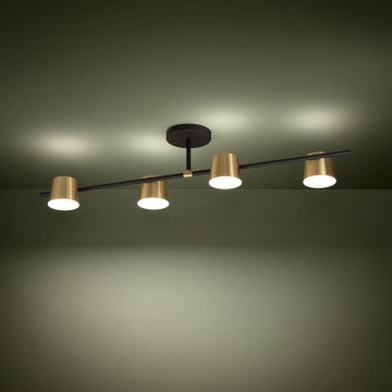 Eglo - LED Żyrandol natynkowy 4xGU10/4,6W/230V 3000K złoty