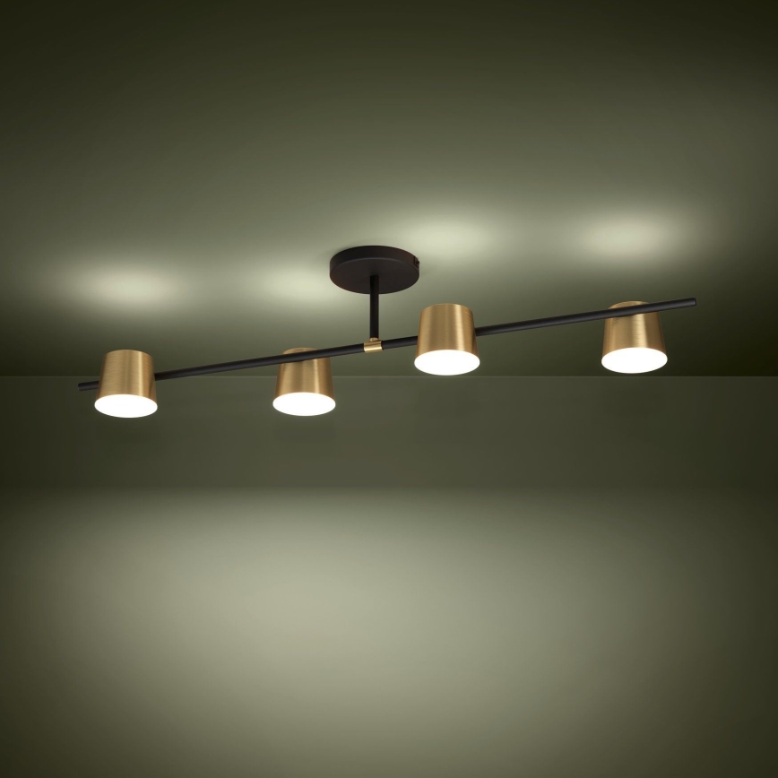 Eglo - LED Żyrandol natynkowy 4xGU10/4,6W/230V 3000K złoty