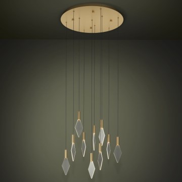 Eglo - LED Żyrandol ściemnialny na lince 10xLED/3W/230V 3000K śr. 58 cm zl.