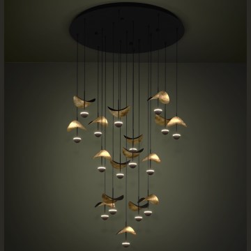Eglo - LED Żyrandol ściemnialny na lince 17xLED/2,3W/230V 3000K śr. 78 cm