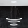 Eglo - LED Żyrandol ściemnialny na lince 1xLED/45W/230V + 1xLED/33W + 1xLED/19,5W