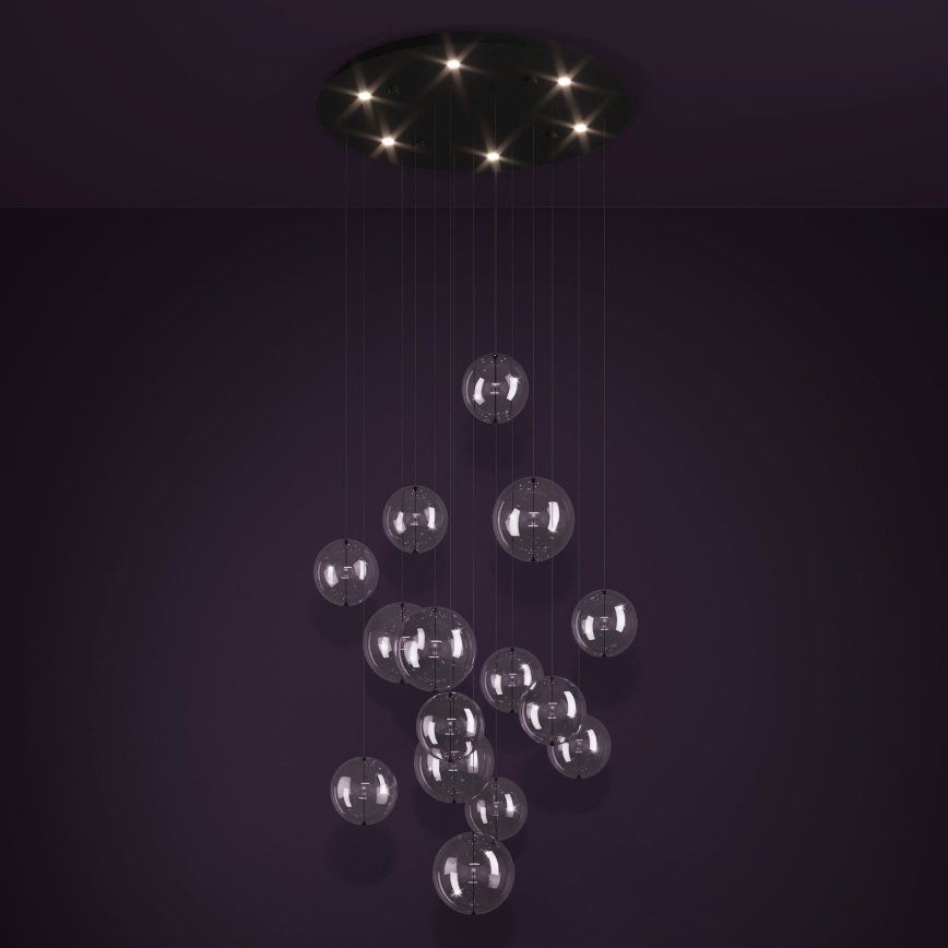 Eglo - LED Żyrandol ściemnialny na lince 6xLED/4,2W/230V 3000K przezroczysty