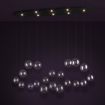 Eglo - LED Żyrandol ściemnialny na lince 8xLED/4,2W/230V 3000K przezroczysty