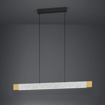 Eglo - LED Żyrandol ściemnialny na lince LED/22,2W/230V 3000K brązowy/szary