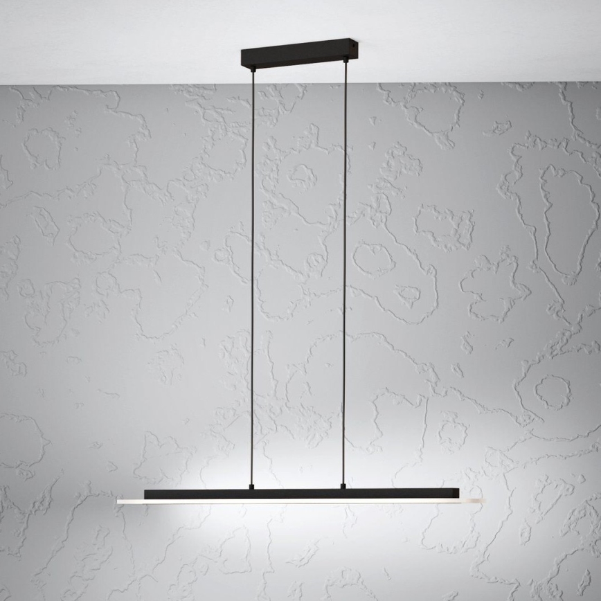 Eglo - LED Żyrandol ściemnialny na lince LED/57,5W/230V 3000K czarny + zdalne sterowanie