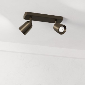 Eglo - Oprawa punktowa 2 x GU10 (10 W), 230 V, brązowa