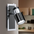 Eglo - Oprawa punktowa LED 1xGU10/5W/230V czarna