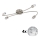 Eglo - Oprawa punktowa LED MY CHOICE 4xE14/4W/230V matowy chrom/biały/czarny