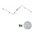 Eglo - Oprawa punktowa LED MY CHOICE 6xE14/4W/230V matowy chrom