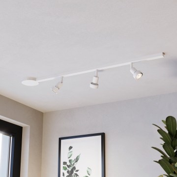 Eglo - Oprawa punktowa sufitowa 3xGU10/10W/230V biała