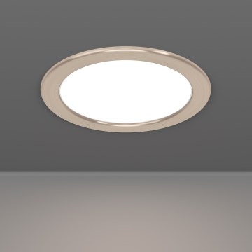 Eglo - oprawa wpuszczana LED/10,5W/230V 2700/4000/6500K śr. 16,8 cm matowy chrom