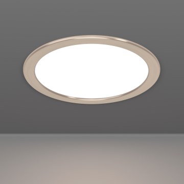 Eglo - Oprawa wpuszczana LED/18,5W/230V 2700/4000/6500K śr. 21,6 cm matowy chrom
